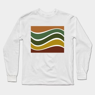 Color Study Using Tweaked Stripes Long Sleeve T-Shirt